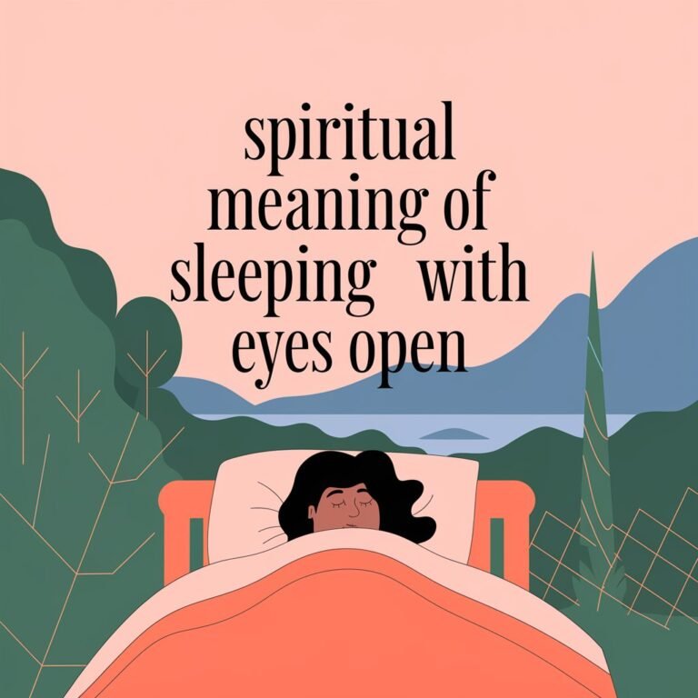 12 Spiritual Meaning of Sleeping with Eyes Open: Hidden Secrets of Nocturnal Awareness