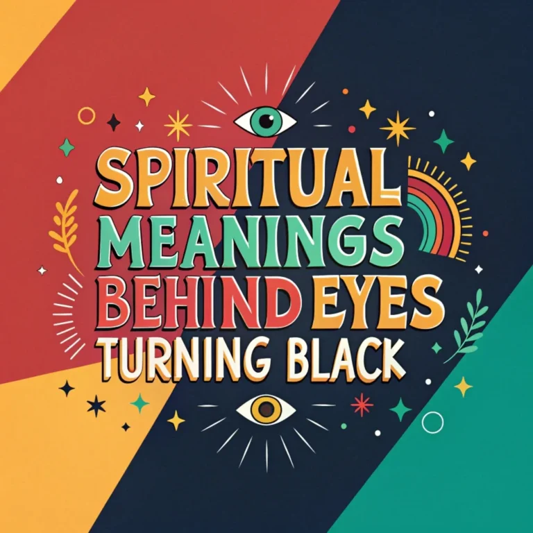 13 Spiritual Meanings Behind Eyes Turning Black: Amazing Journey into the Soul’s Transformation