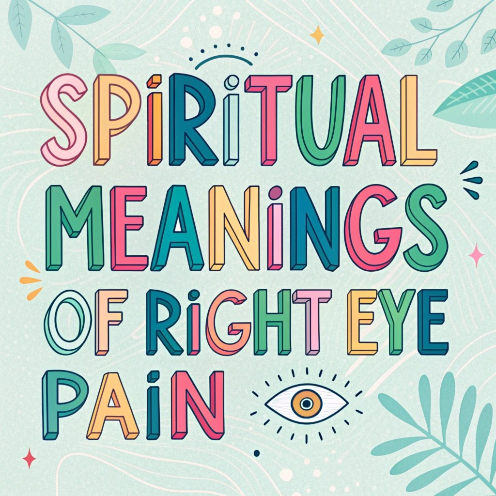 14 Spiritual Meanings of Right Eye Pain: A Comprehensive Guide