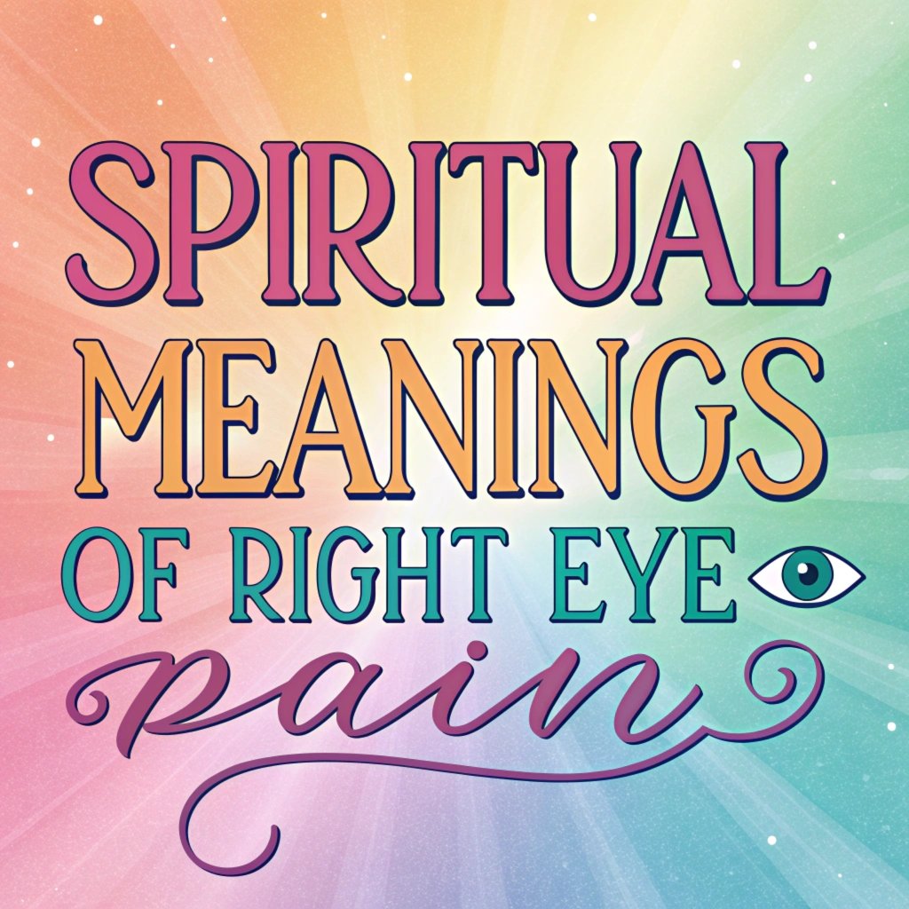 14 Spiritual Meanings of Right Eye Pain: A Comprehensive Guide