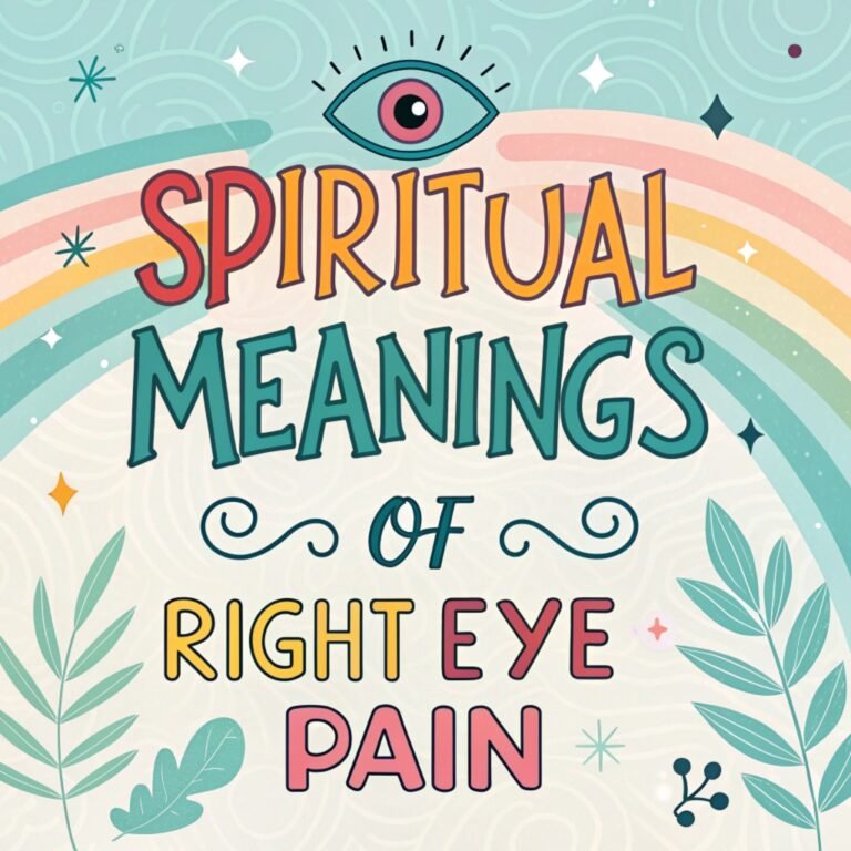 14 Spiritual Meanings of Right Eye Pain: A Comprehensive Guide