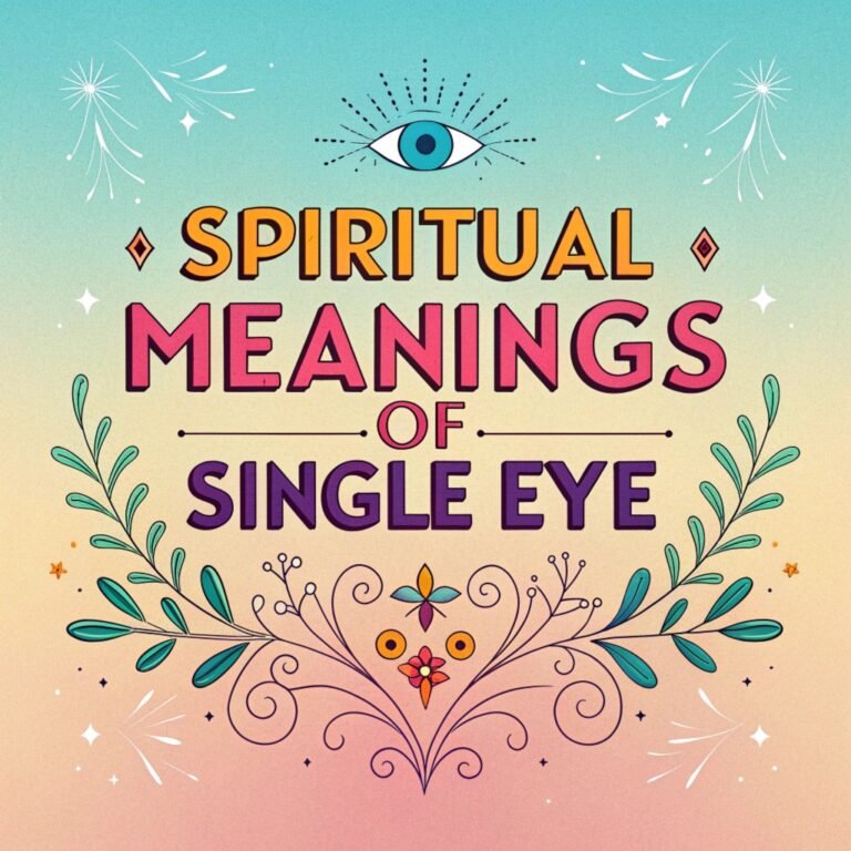 15 Spiritual Meanings of Single Eye: Profound Spiritual Significance and Their Transformative Impact