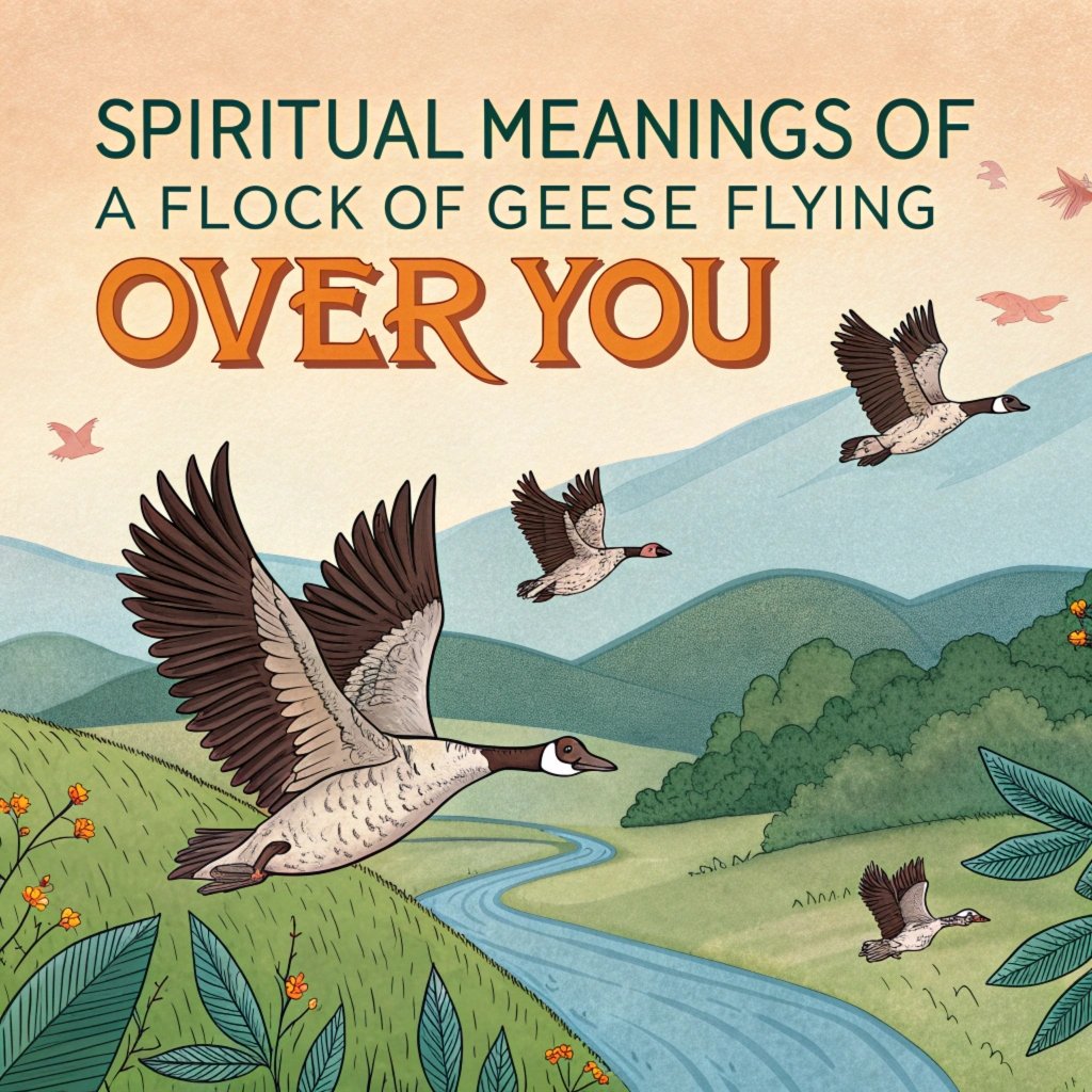 14 Spiritual Meanings of a Flock of Geese Flying Over You: Insights into Nature's Hidden Messages