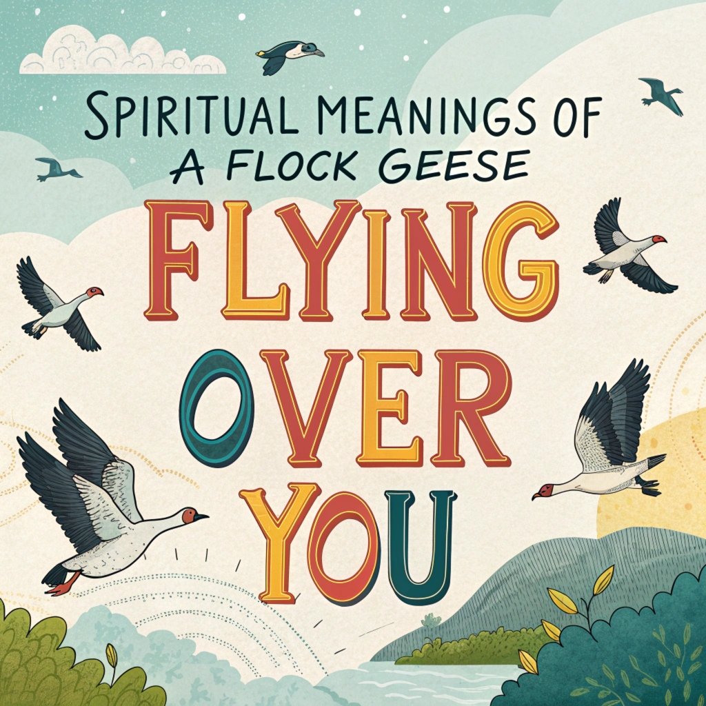 14 Spiritual Meanings of a Flock of Geese Flying Over You: Insights into Nature's Hidden Messages