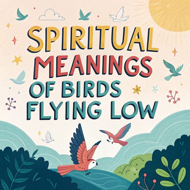 14 Spiritual Meanings of Birds Flying Low: Decoding Nature’s Messages and Celestial Signs