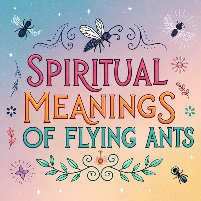 13 Spiritual Meanings of Flying Ants: Hidden Messages and Symbolic Significance