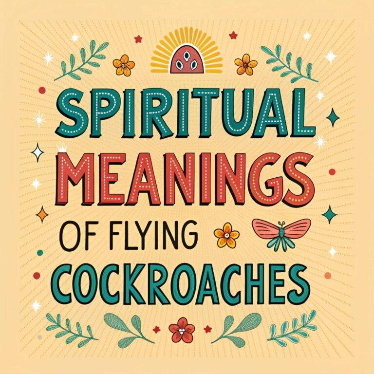 13 Spiritual Meanings of Flying Cockroaches: Hidden Messages and Symbolism