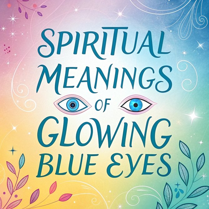 13 Spiritual Meanings of Glowing Blue Eyes: Divine Connections and Celestial Insights