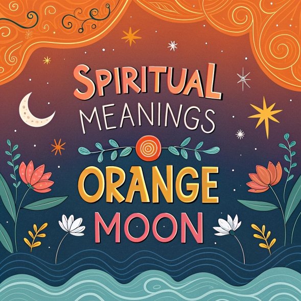 14 Spiritual Meanings of Orange Moon: Profound Wisdom and Transformation