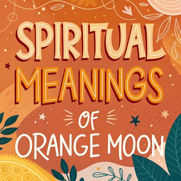 14 Spiritual Meanings of Orange Moon: Profound Wisdom and Transformation