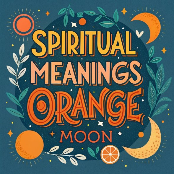 14 Spiritual Meanings of Orange Moon: Profound Wisdom and Transformation