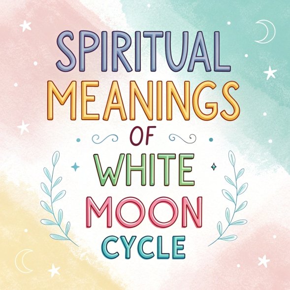 13 Spiritual Meanings of White Moon Cycle: Menstruation and Lunar Energy