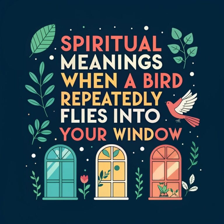 14 Spiritual Meanings When a Bird Repeatedly Flies into Your Window: Hidden Nature’s Messages