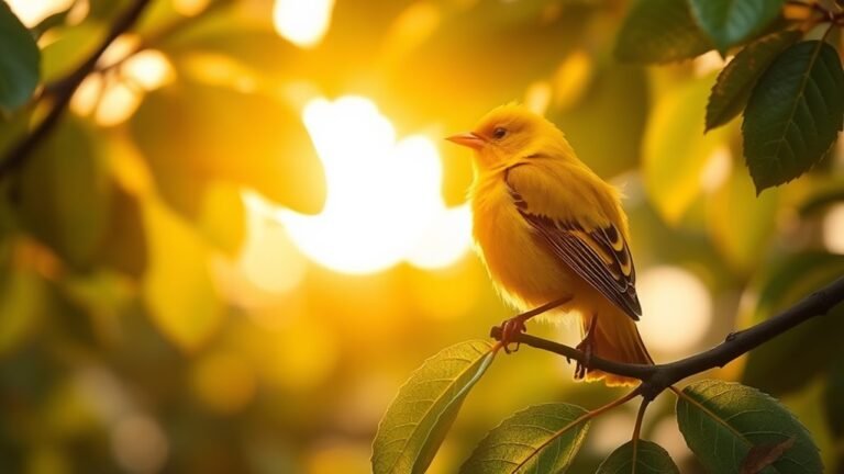 spiritual symbolism of yellow birds